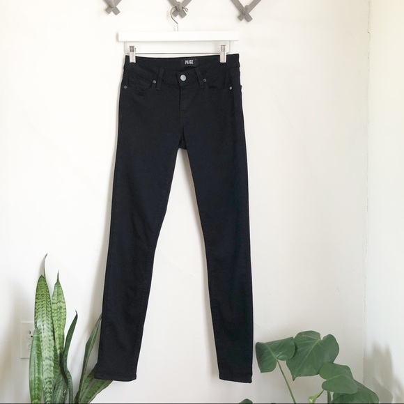 PAIGE Denim - PAIGE Verdugo Ultra Skinny in Black Shadow